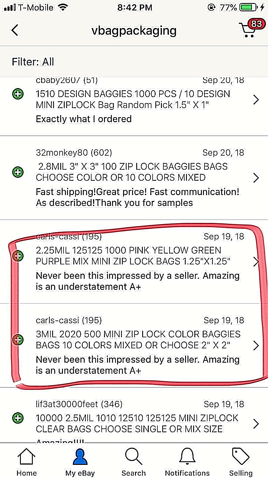 BaggiesSince1987 – 3030 Zip Color Bags 3″X3″ MIX OR CHOOSE 500PCS, READ DETAILS