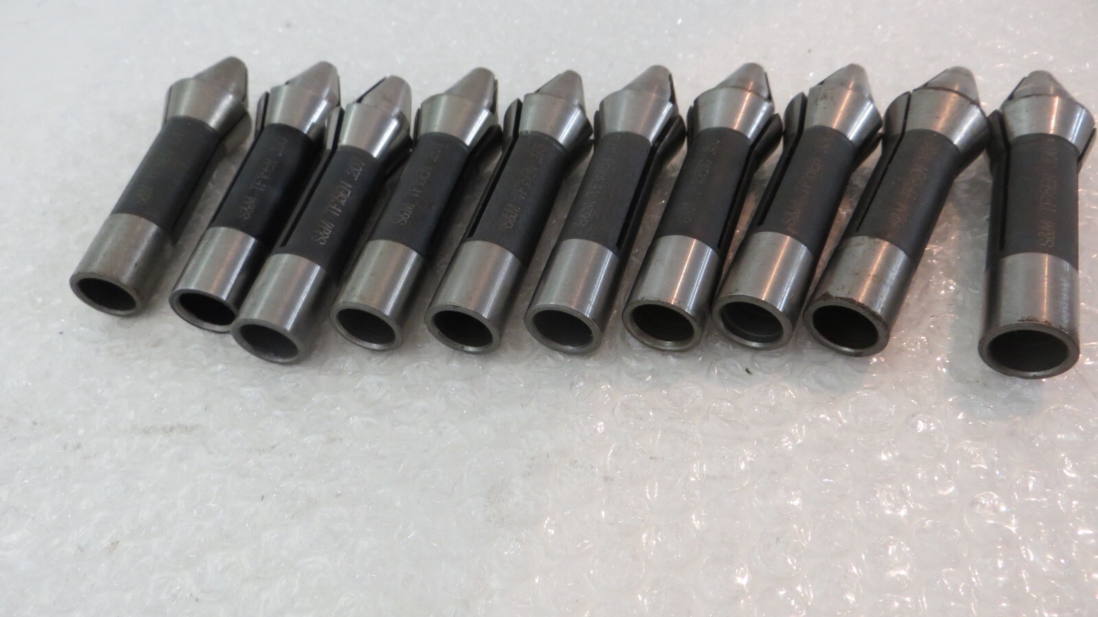 9 Collets SOUTHWICK AND MEISTER TF15EN S&M, PRECISION CNC
