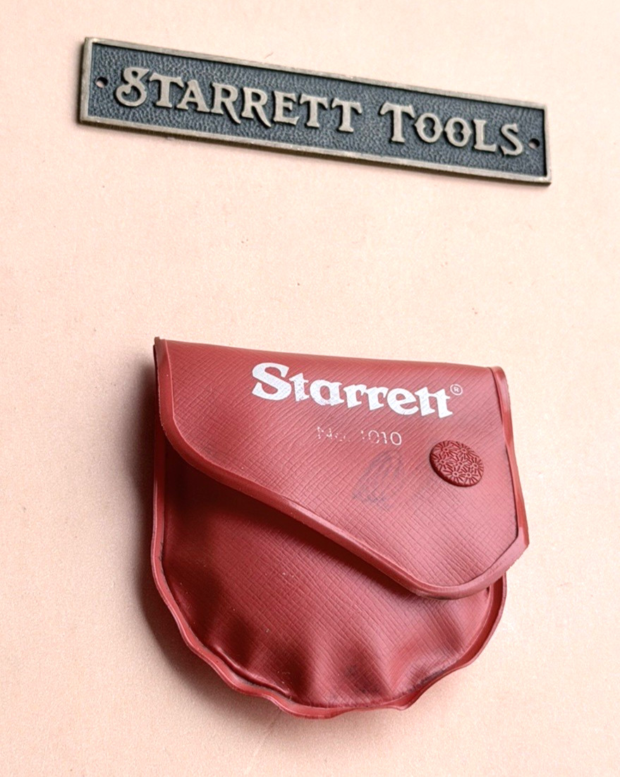 STARRETT No.1010Z Dial Indicator Pocket Gage 0-.375″ Range, 0-100 Dial Reading!