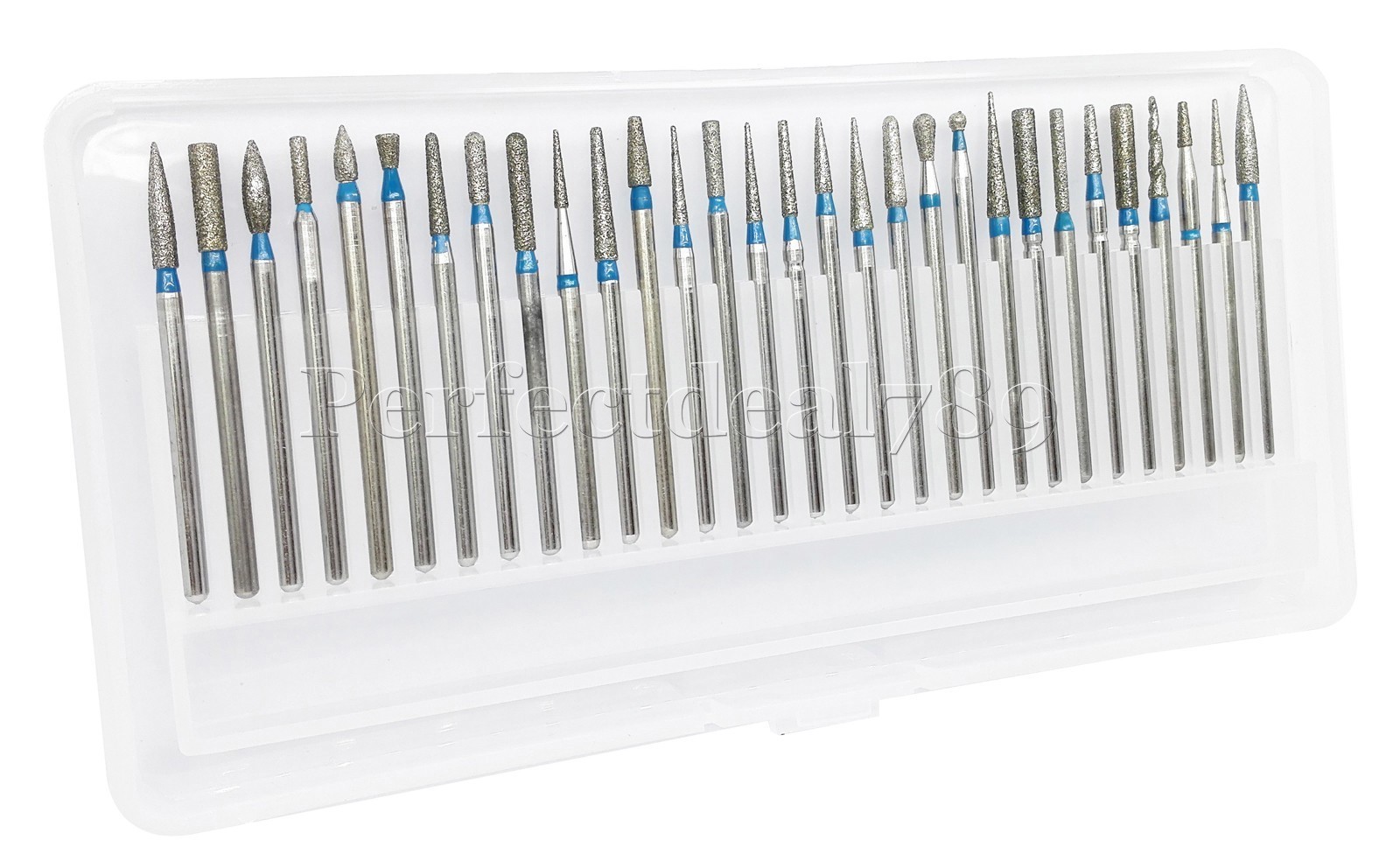 30Pcs/Set Dental The Original Bur Diamond Drill Bit Set Assorted Φ2.35mm 45mm