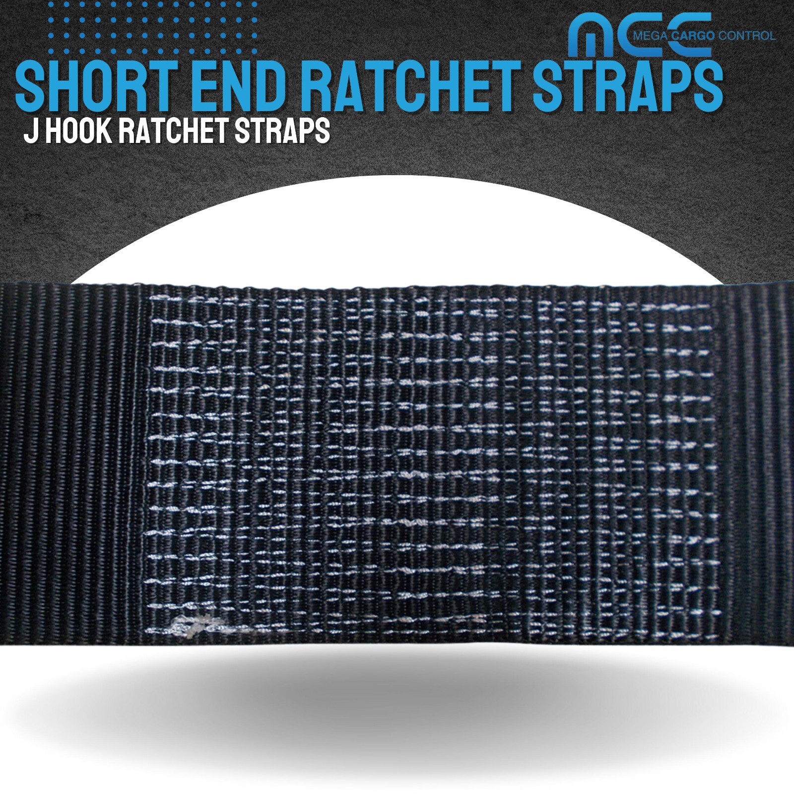 USA 3″ 4″ Ratchet Tie Down Short Fixed End Strap w/ J Hook for Flatbed Truck