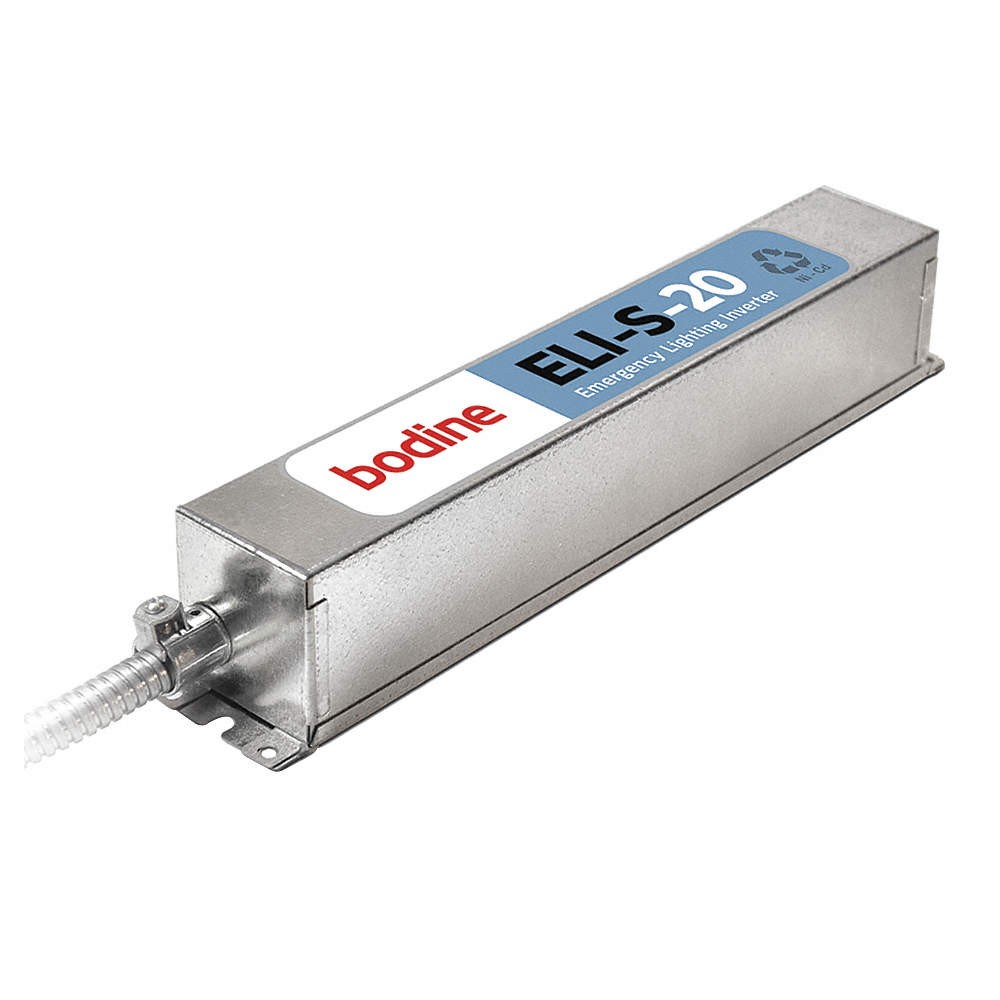 BODINE ELI-S-20 Emerg. Lighting Inverter,25W,120/277VAC 12X244