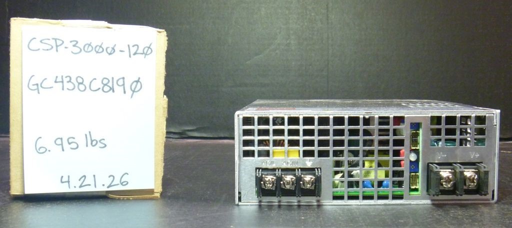 MeanWell CSP-3000-120,Power Supply 120V DC 25A 3000W, Laser,LED Array, CV/CA