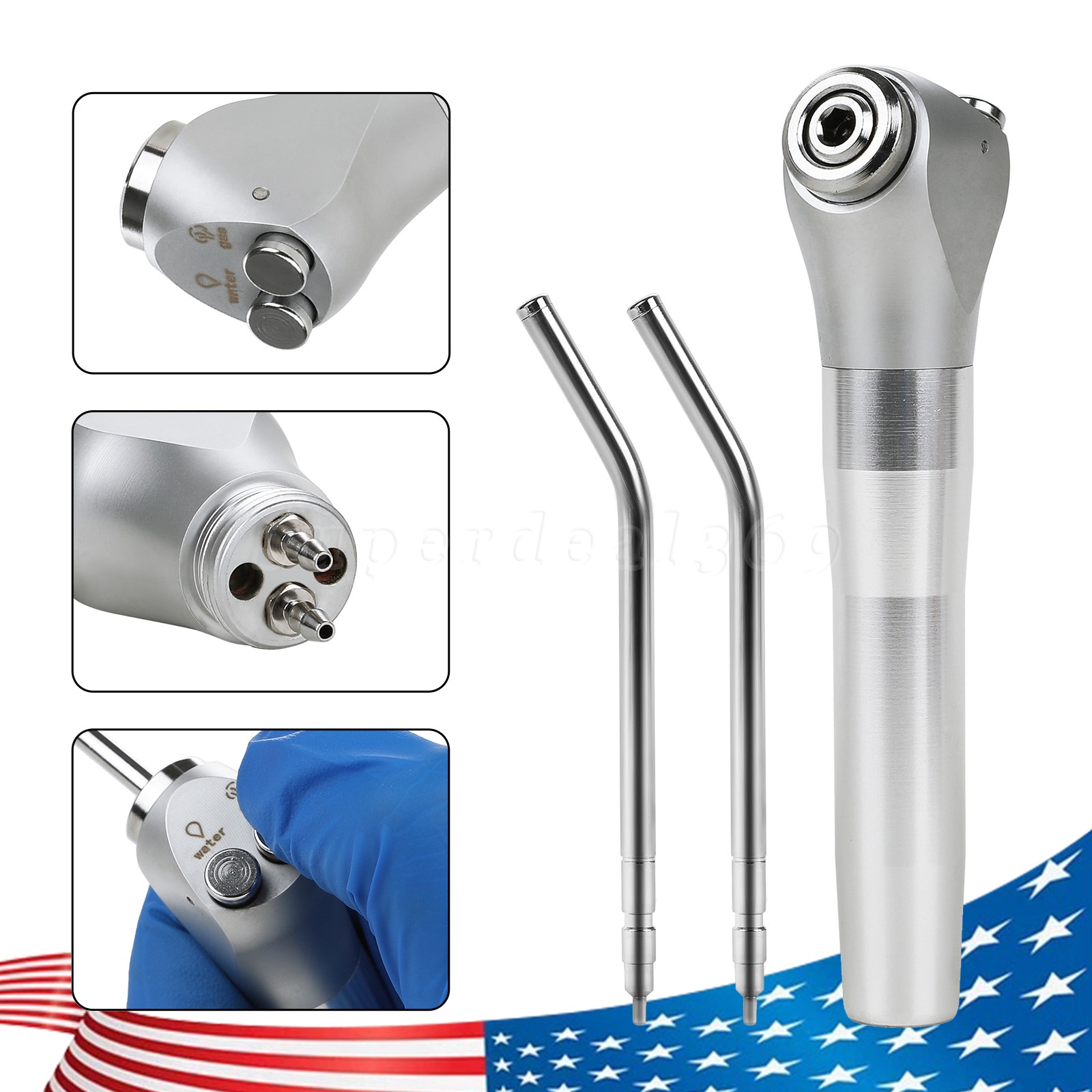 Dental Latch Type Prophy Polishing Brushes brush Flat Nylon Bristles # 1