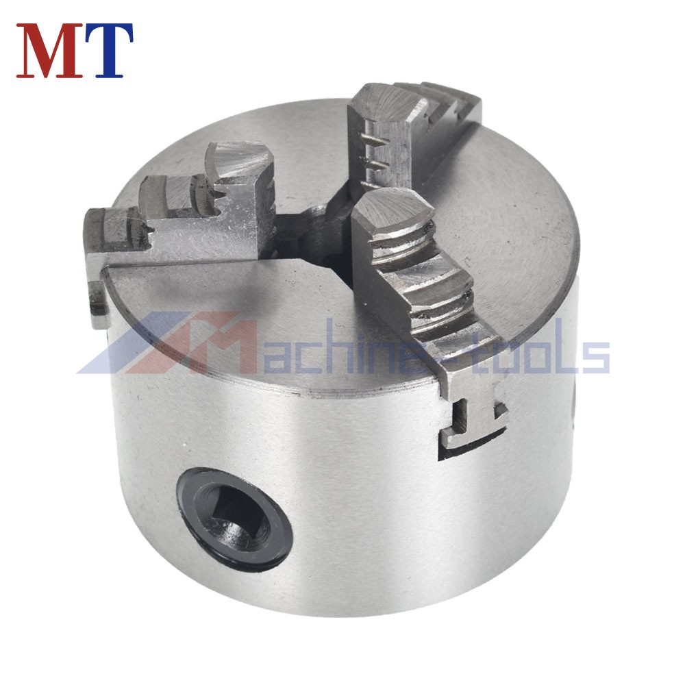 3 Jaw Lathe Chuck Manual Chuck 3″ K11-80 Self-centering Lathe Drilling Part 80mm