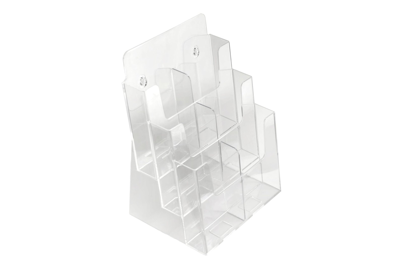 Dazzling Displays Clear Acrylic Brochure 9.6 x 12.1 x 6.4 inches,