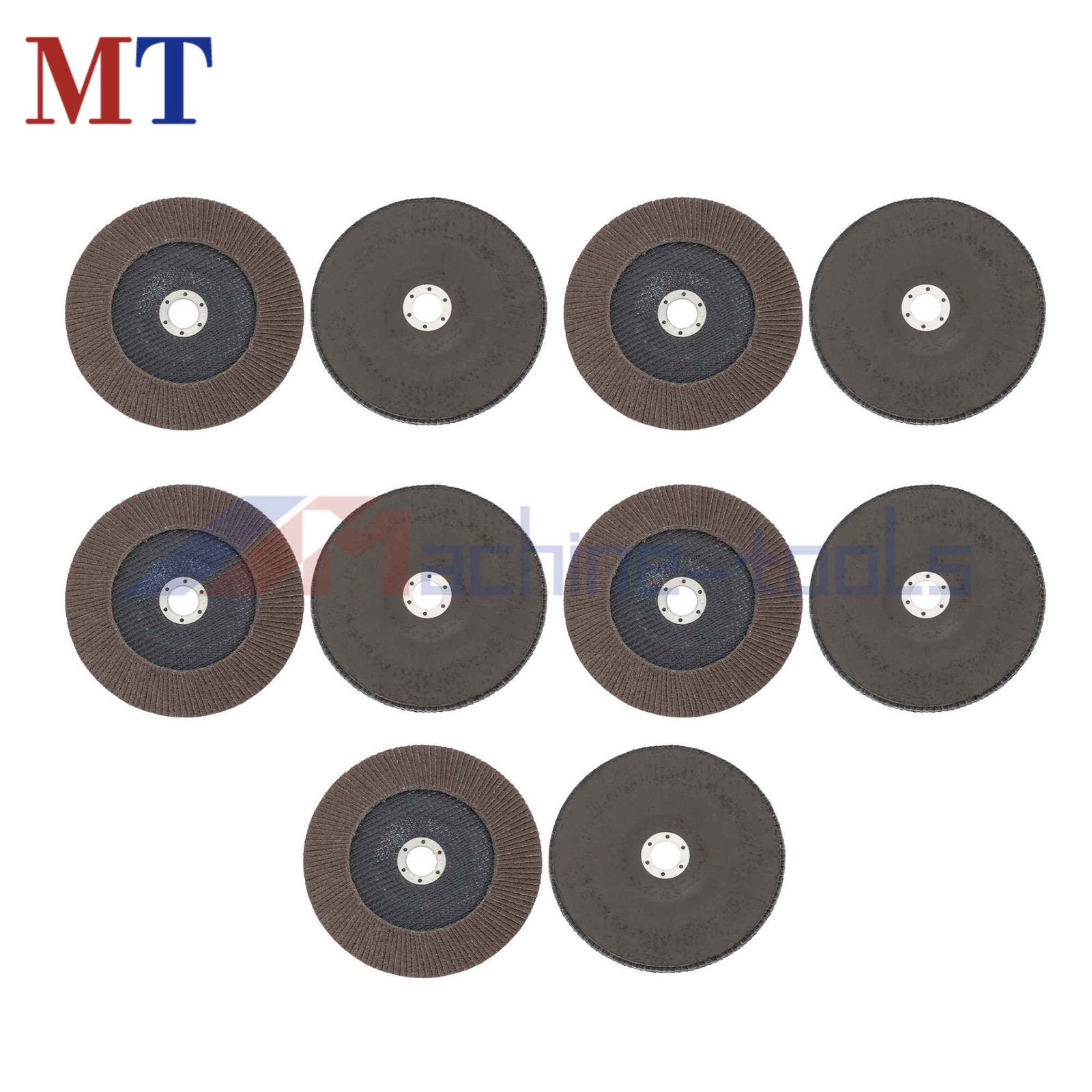 10 Pcs 7″ x 7/8-Inch T29 Flap Discs 40 Grit Flapper Wheel for Angle Grinder
