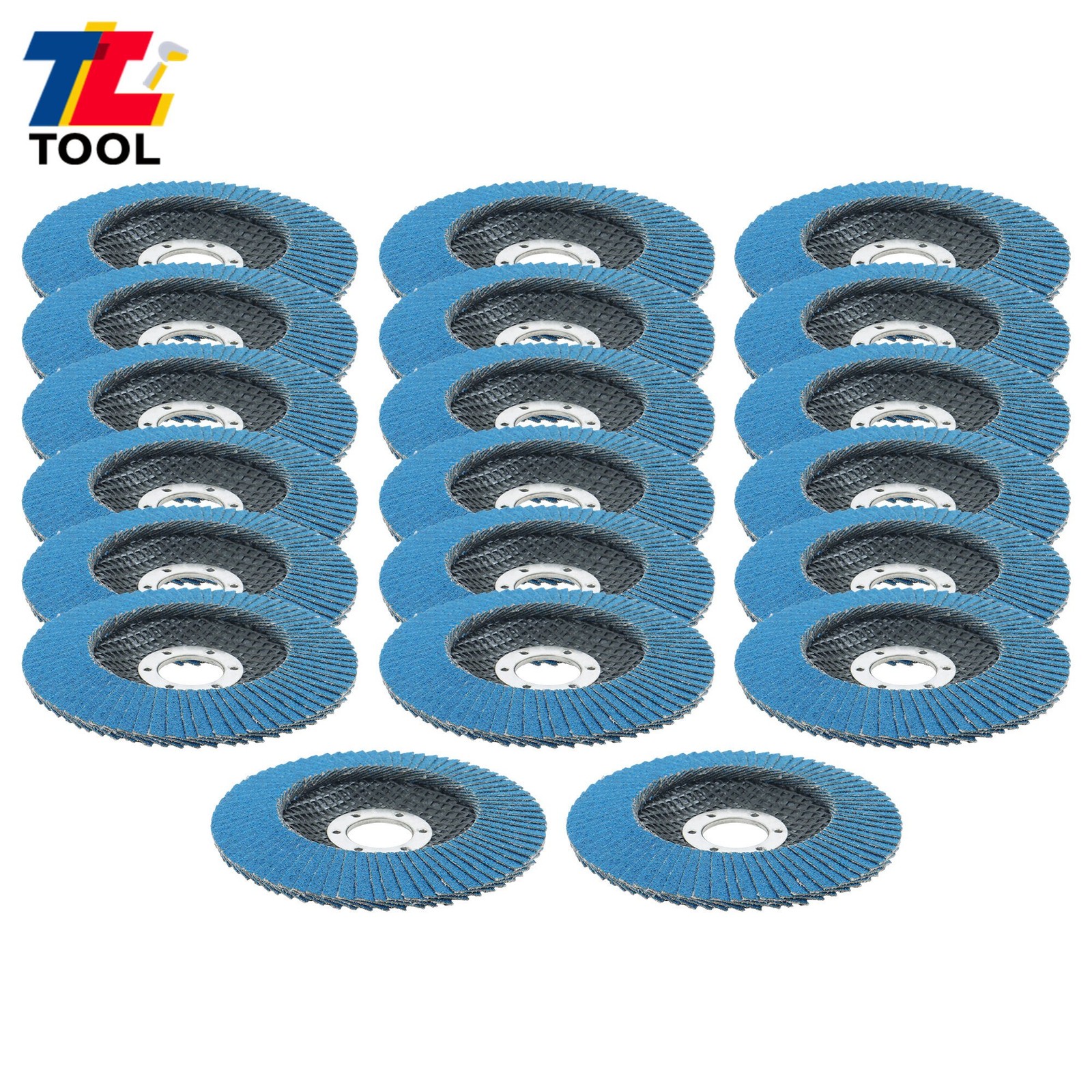 20 Pack Zirconia Flap Discs 4-1/2″ for Angle Grinder 80 Grit T29 Flapper Wheels