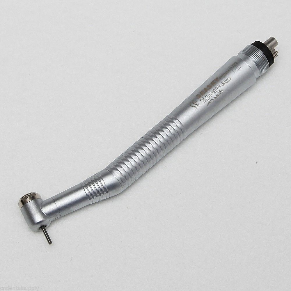 Dental Fast High Speed Handpiece Air Turbine Push Button Single Spray 4 Holes