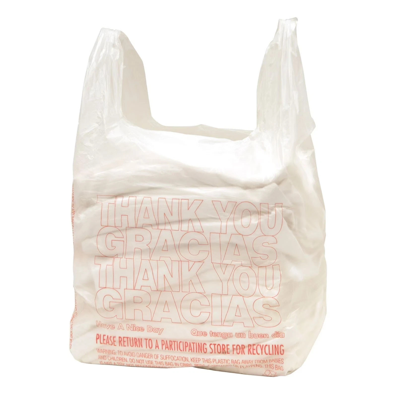 T-Shirt Carry-Out Bags, 11.5″ x 6.5″ x 22″ (1,000 ct.)