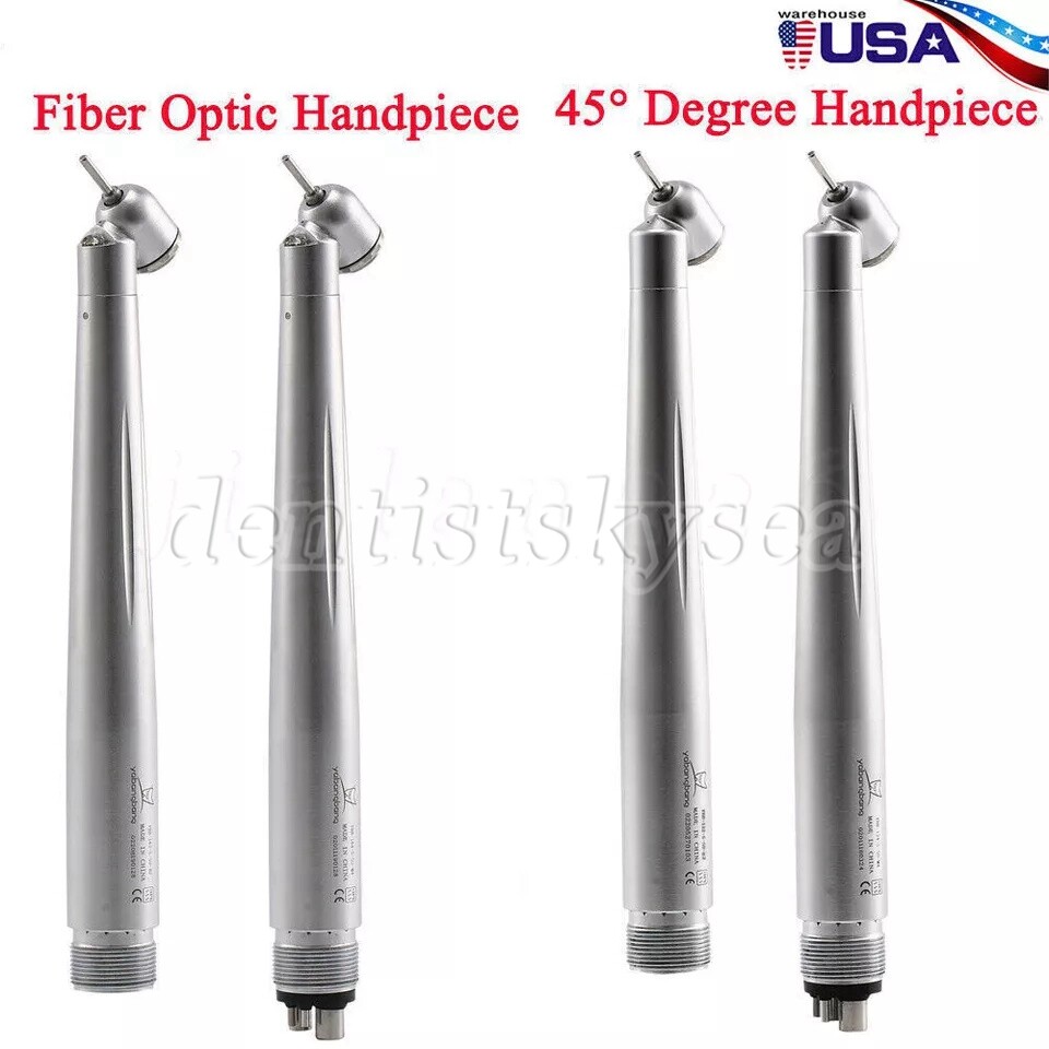 NSK Style Turbina Dental Handpiece High Speed PANA-MAX Turbine 45° LED 4Hole