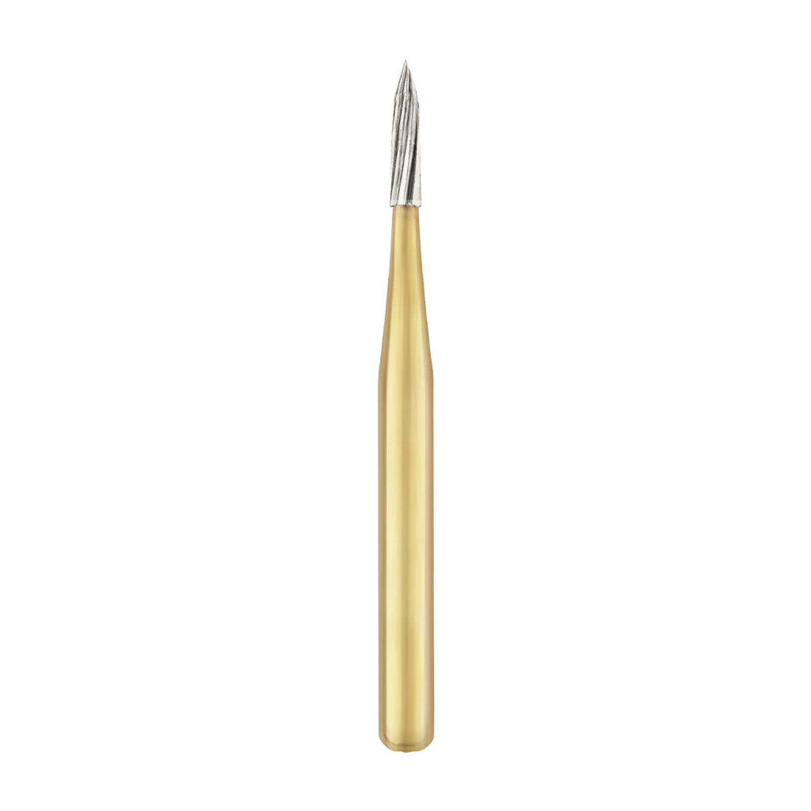 Dental Tungsten Carbide Gold Burs Trimming & Finishing & Polishing Flame FG7901