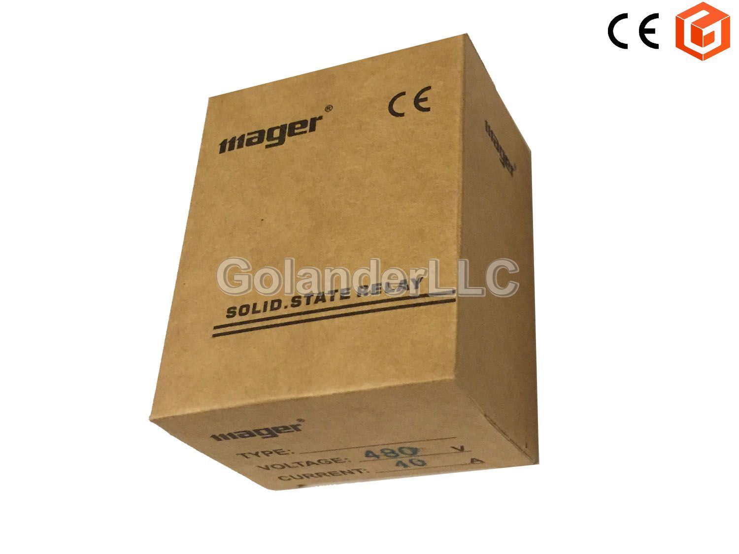 40A 3-32VDC to 24-480V AC Solid State Relay SSR + Clear Cover