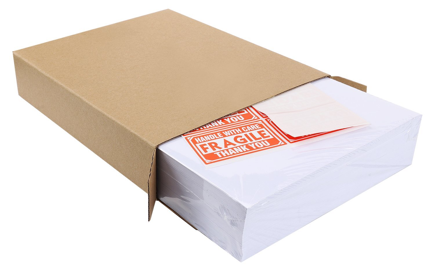200-20000 8.5×5.5 Shipping Labels Round Corner Half Sheet Self Adhesive Labels