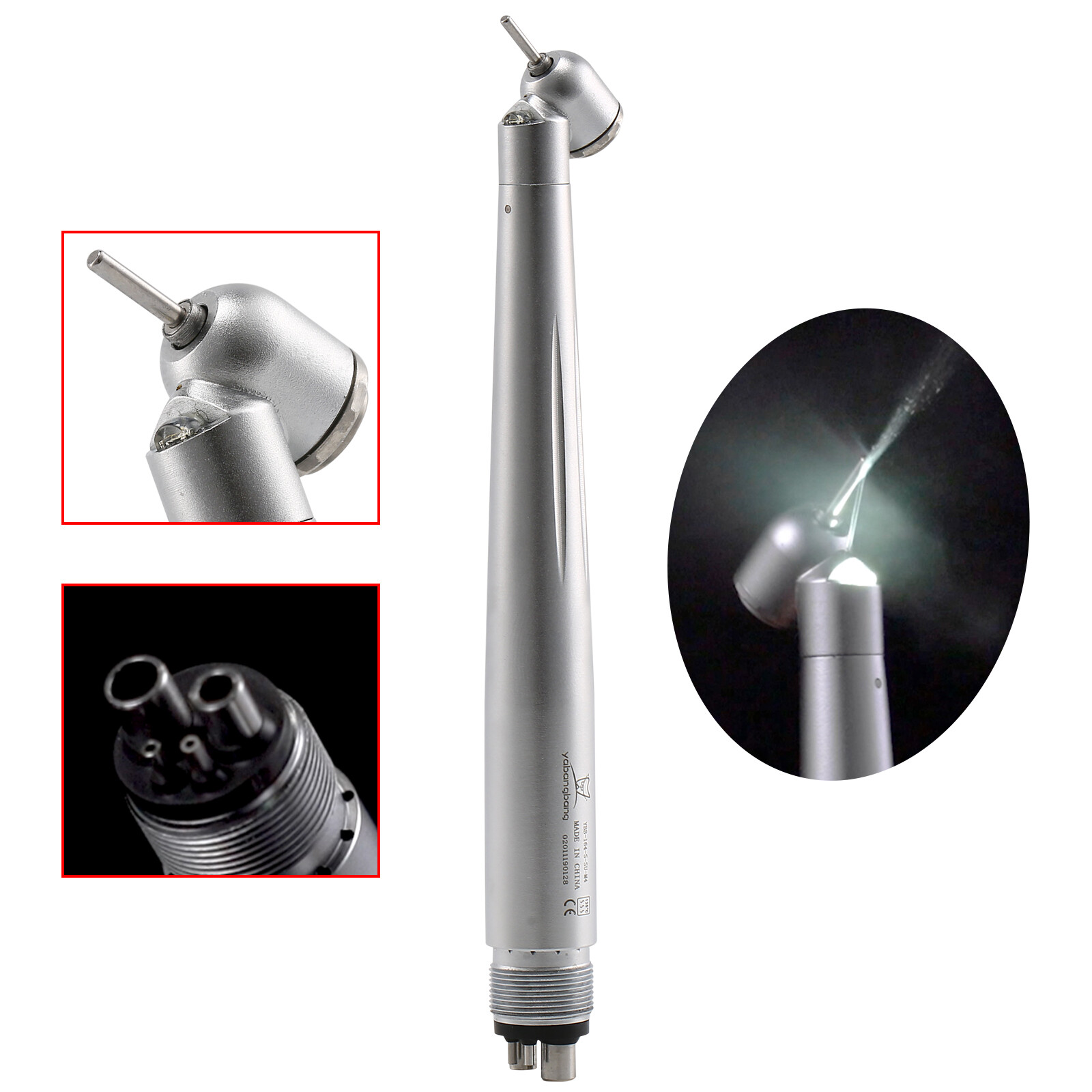 45°Angle Dental LED PANA MAX High Speed Handpiece Fit for NSK type Mini Turbine