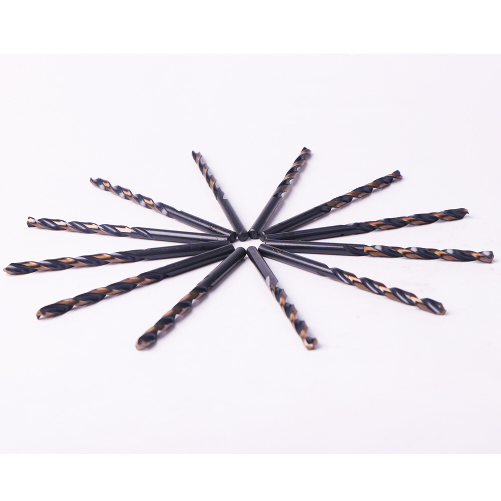 Drillforce 1/16″-1/2″ Black Gold Drill Bits Set HSS Metal Woodworking Drill Bit