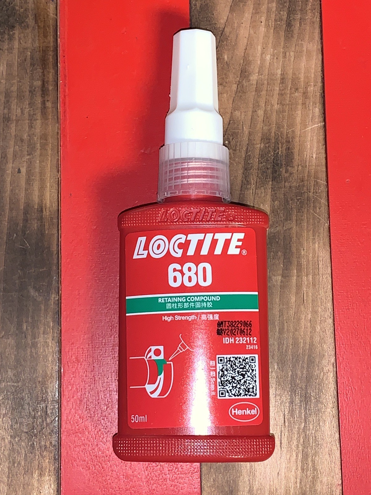 Loctite 680 50mL High Strength Retaining Compound 1.69 FL. OZ.