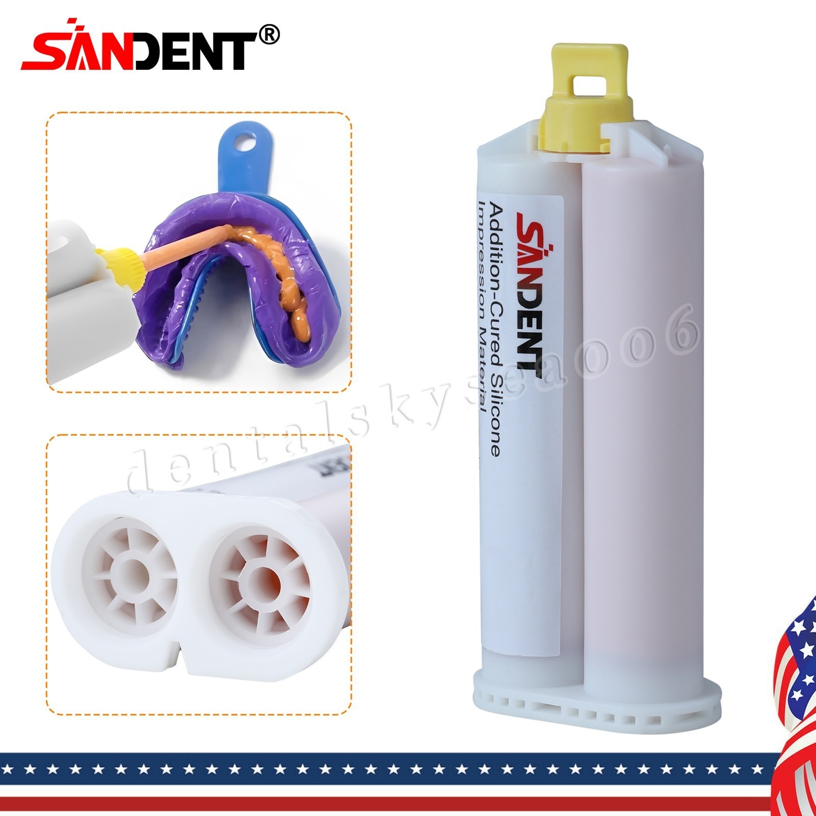 Dental LIGHT BODY REGULAR Set VPS PVS VPS Impression Material 50ML Cartridges