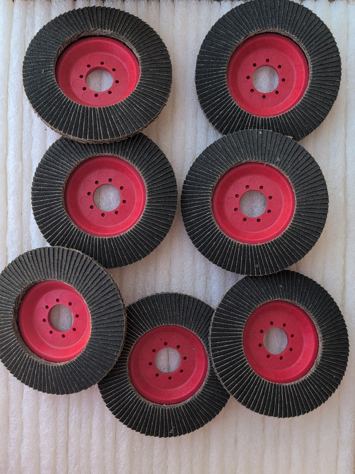 Lot Of 7 – CGW Flap Disc 4-1/2 x 7/8 ( #41706 Z-120. New Open Box