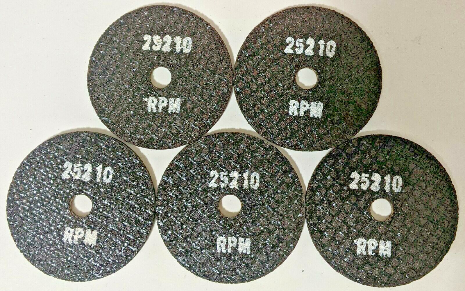 2-1/2″ x 1/8″ x 3/8″ CUT OFF WHEEL 2.5″ 36 GRIT TYPE 1 [25,000rpm] (QTY:5) NOS