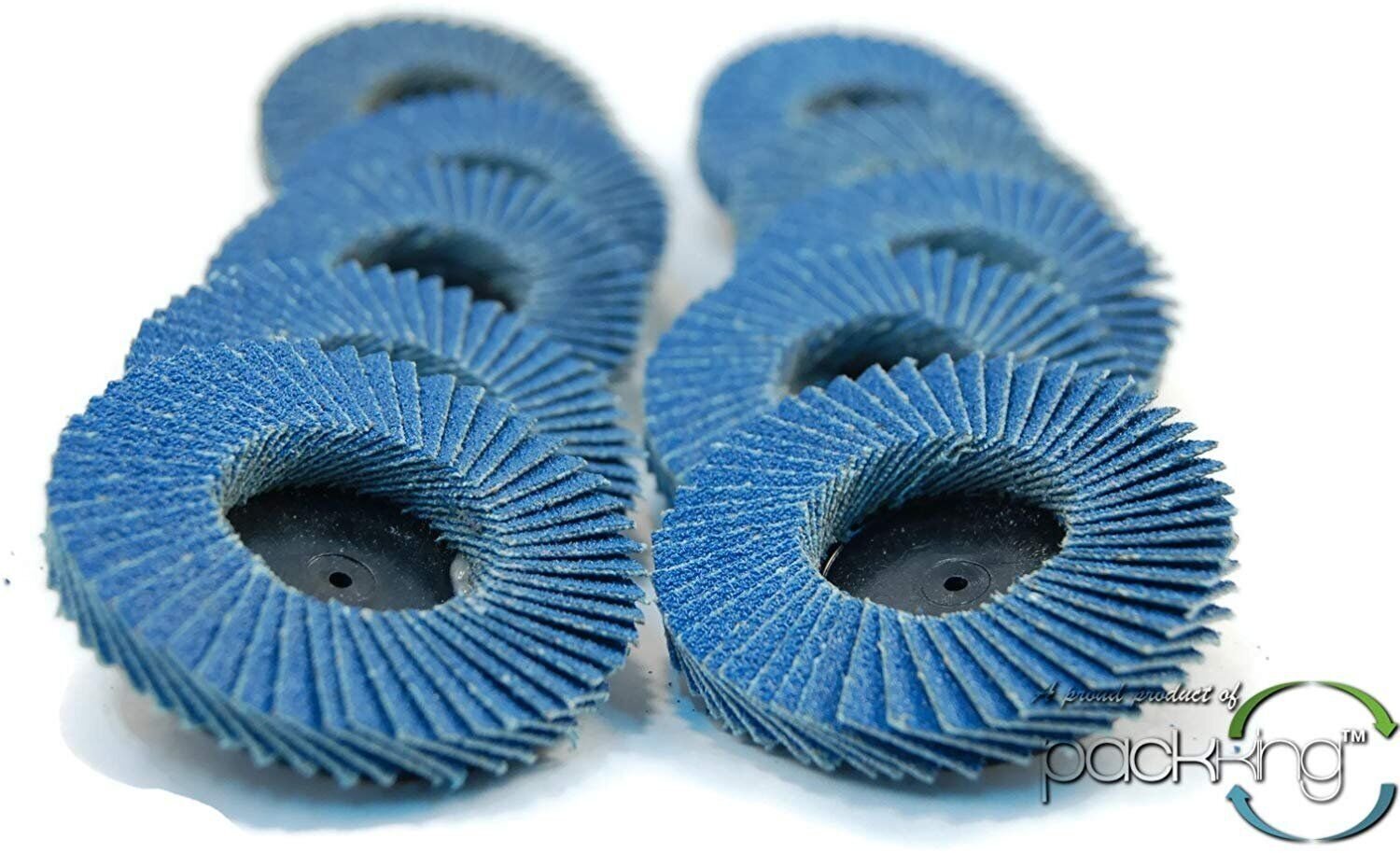 (10pk) 2″ Inch Flap Sanding Disc Type R Quick Change Twist Lock (CHOOSE GRIT!)