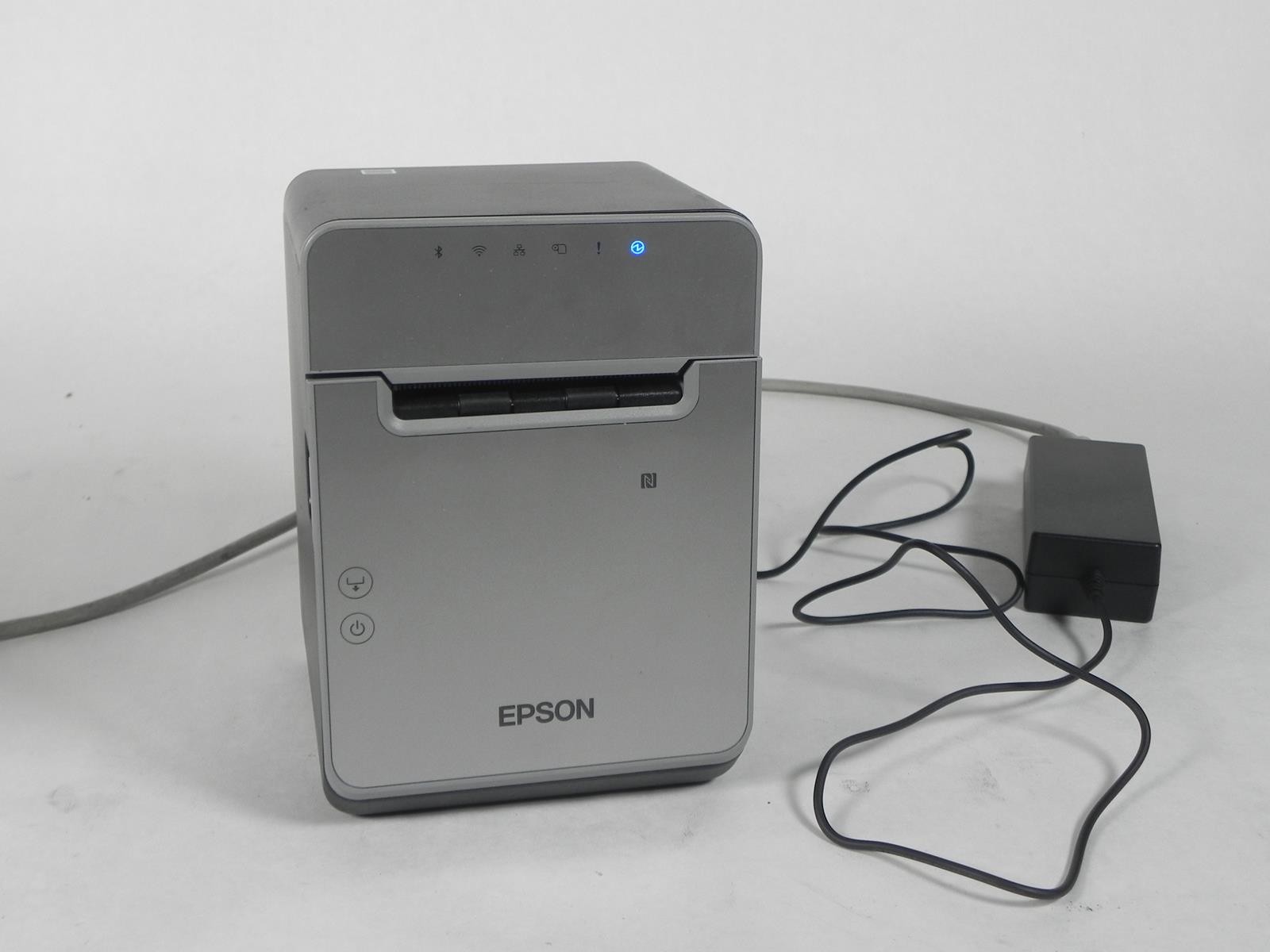 Epson TM-L100 M378A Linerless Sticky Label Printer USB Ethernet Serial LOW USAGE