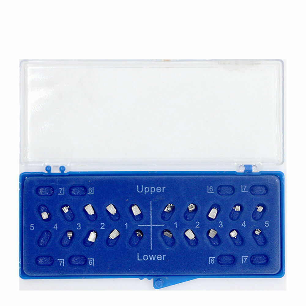 Orthodontics Dental Metal Lingual Brackets Roth 018 Braces 20/pack bomaoer