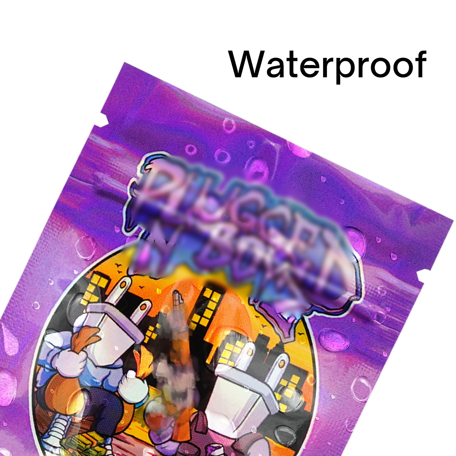 100 pcs 1g Holographic Mylar Bags – 20 Styles Mixed Smell Proof Zipper for Herbs