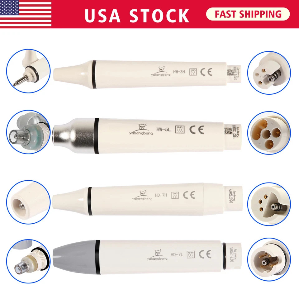 Dental Ultrasonic Piezo Scaler Handpiece LED Fit for Woodpecker/EMS/SATELEC Top