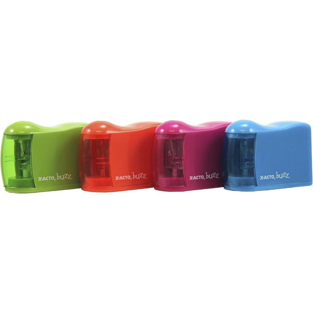 Electric Pencil Sharpener Battery Operated with Auto Stop Multiple Colors