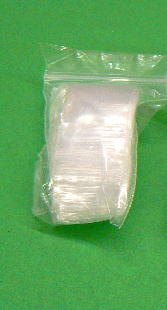 1″x1″ Poly Bags 2mil Clear Reclosable 500 Small 1″ Square Mini Baggies 1×1 Size