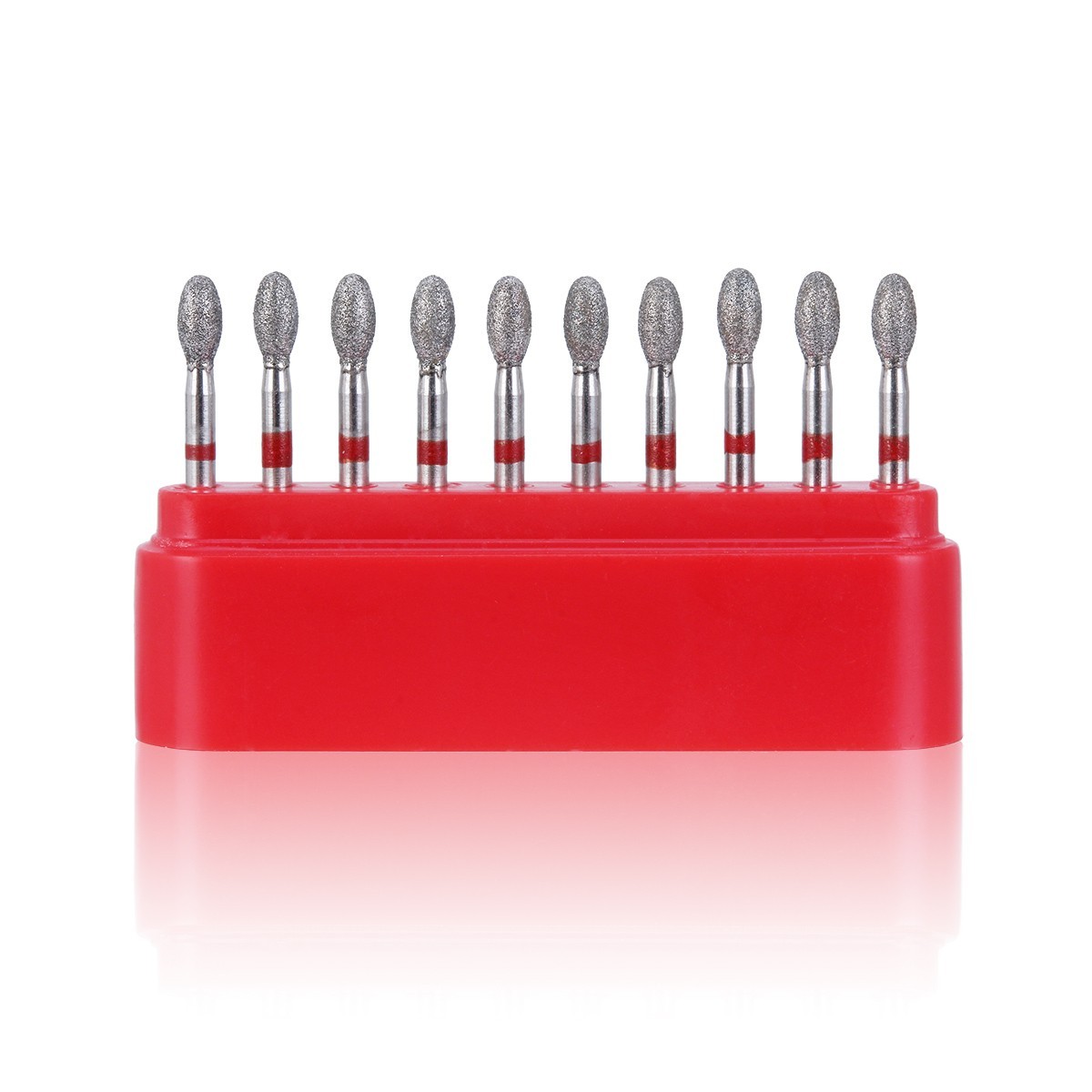 Dental Diamond Burs FG Handpiece Football Cut Fine Red Grit 368-023F / 379-023F