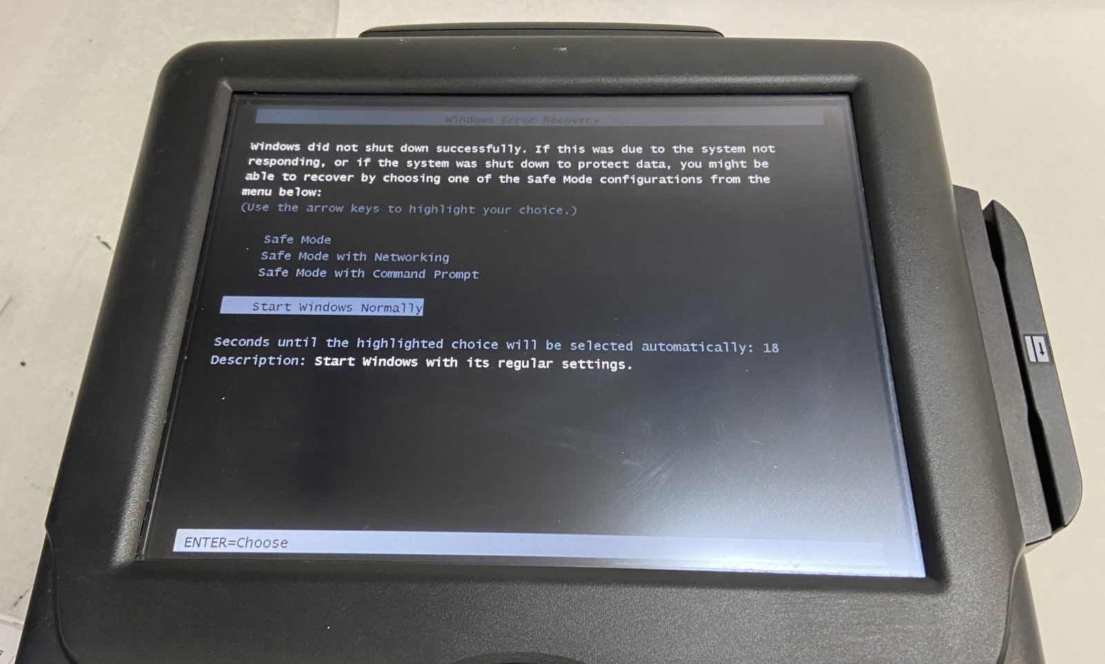 Radiant Aloha NCR P1560-0057 15” POS Touchscreen Terminal T7500 2.2GHz Win 7 2