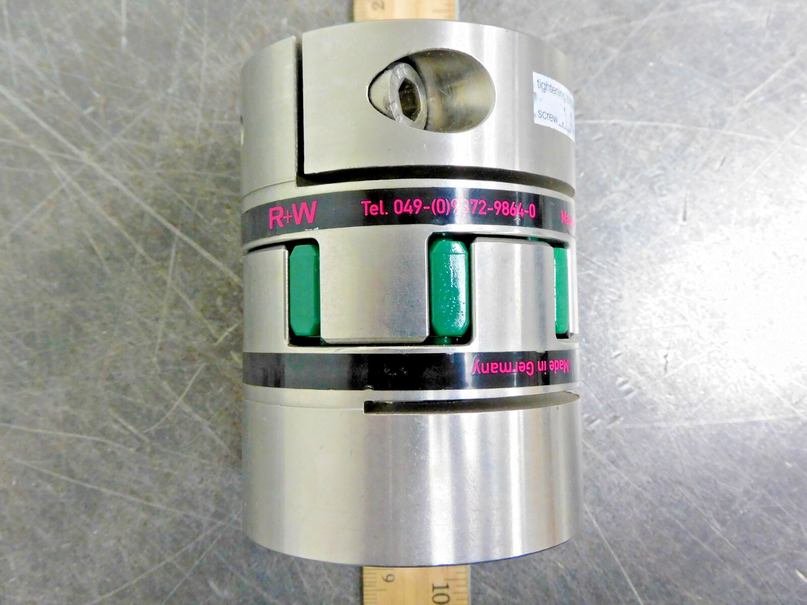 R&W Jaw Shaft Coupling Clamping 1-1/4″ to 1-1/4″ 1.250 Stainless Steel