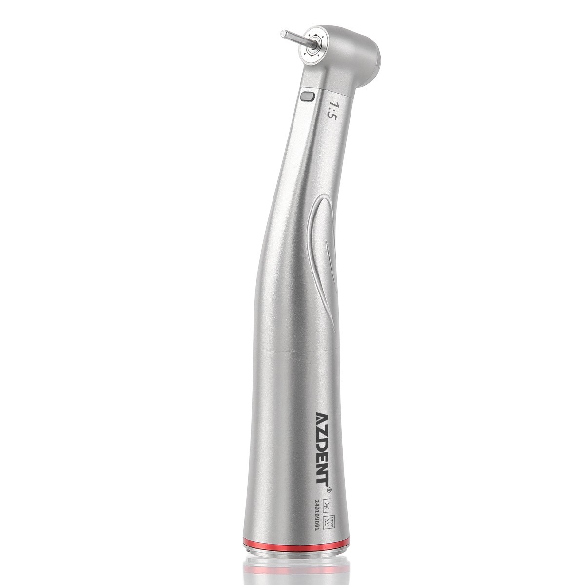 AZDENT Contra angulo LED Dental 1: 5 aumenta el mango Fit Motor eléctrico