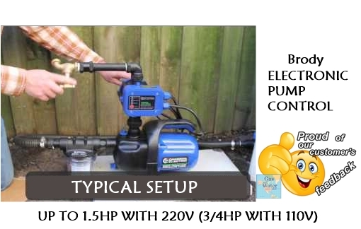 G&W Automatic Pressure Control for Water Pump 110V or 220V (works on both)