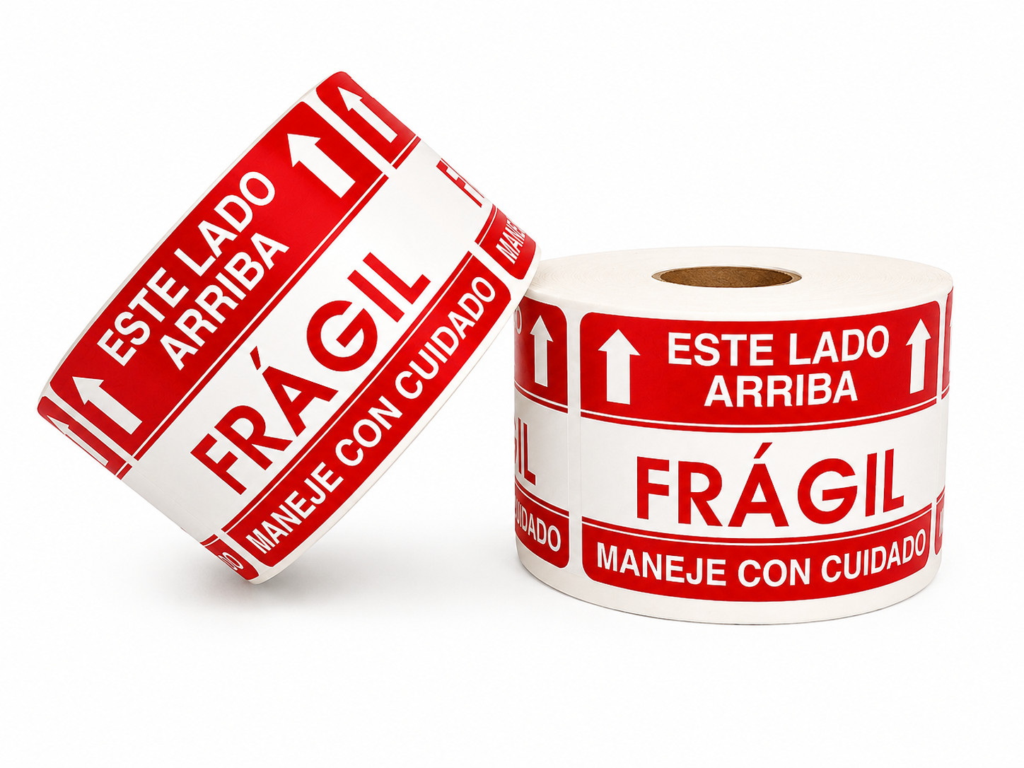 2×3 Spanish Labels Fragil / Fragile Este Lado Arriba / This Side Up 500 Stickers