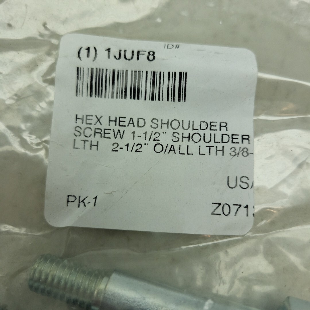 10 Pack Z0713 Shoulder Screw 1/2″ x 1-1/2″ 3/8-16 x 2-1/2″ Oal