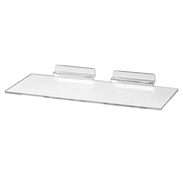 Dazzling Displays 3-Pack of 4″ x 10″ Slatwall Shelves