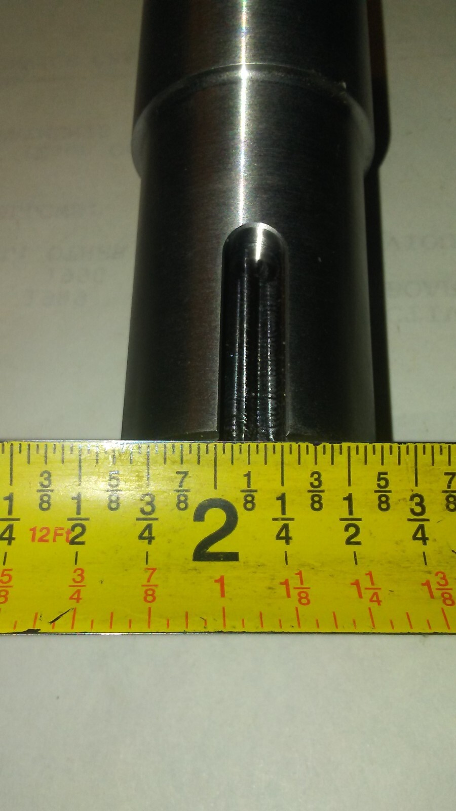 Crank shaft Adapter Taper to 1 1/8″ In. 1/4 key Briggs & Stratton Vanguard 37hp