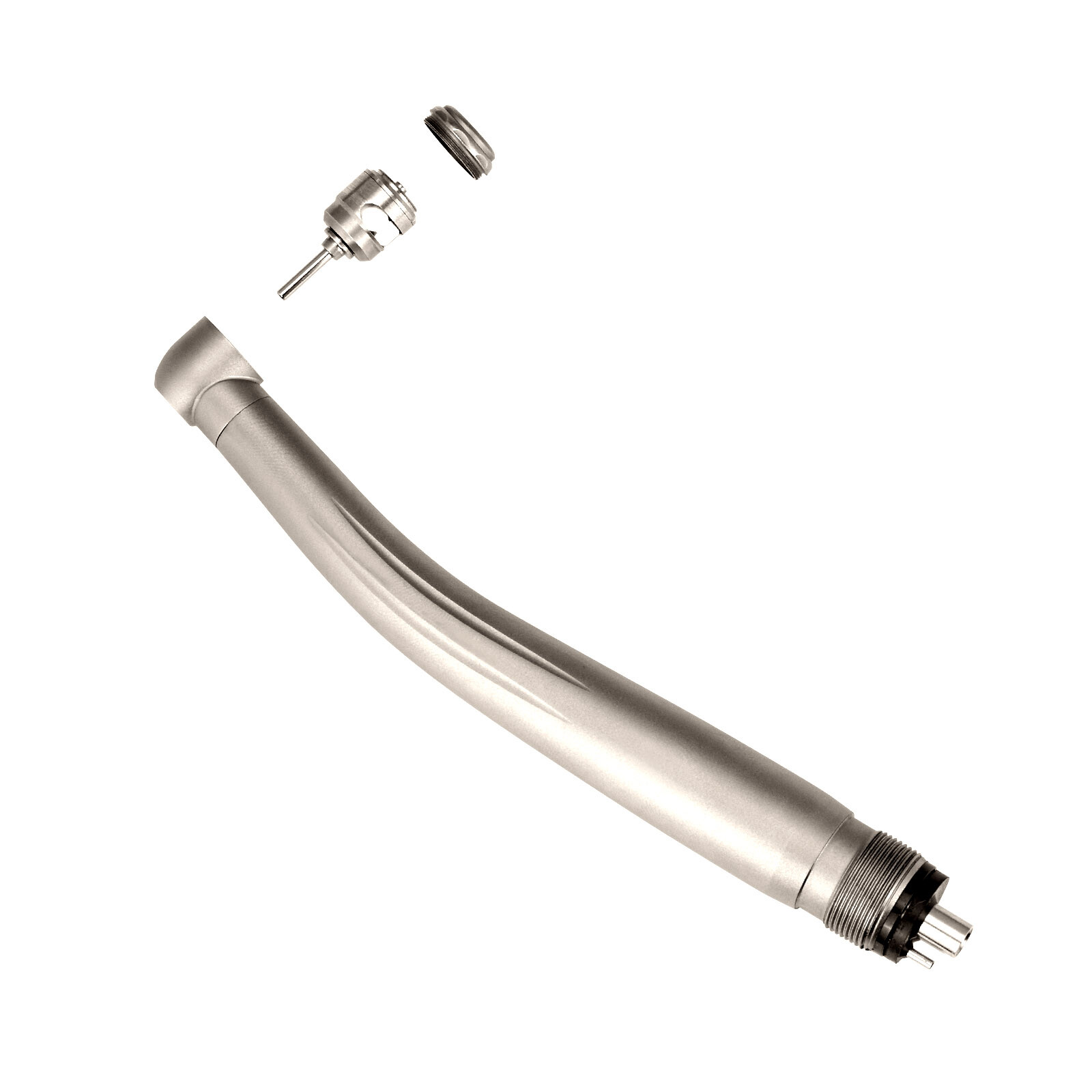 Ceramic Turbine Dental High Fast Speed Handpiece Push Button Single Spray 4 Hole