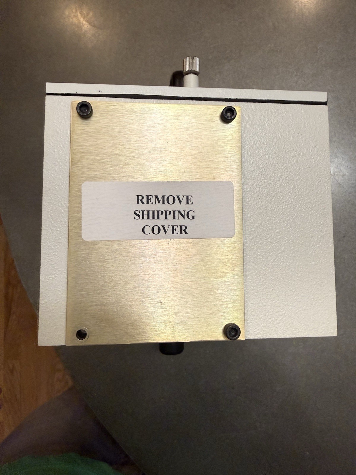 Acton Research Corporation SC-447 Sample Chamber Rotating Base Lenses As Shown