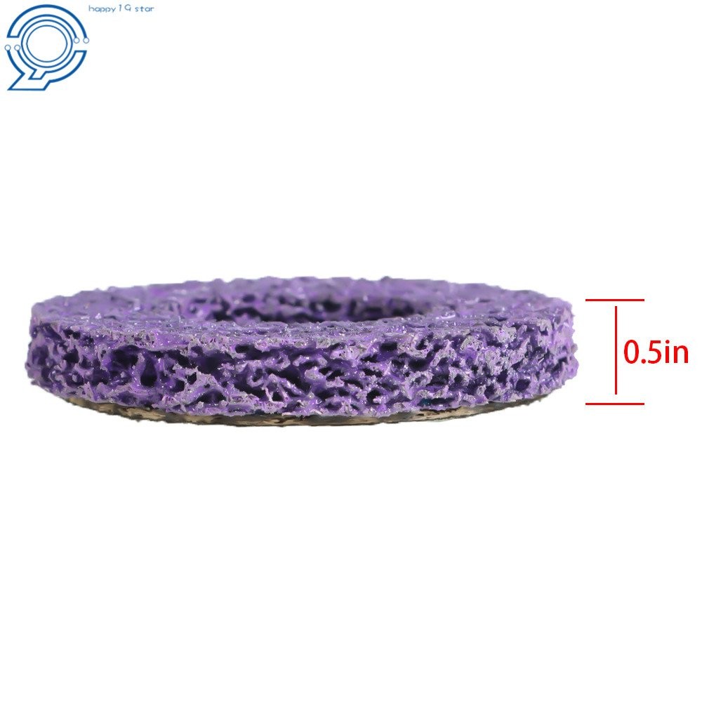 4″ Poly Strip Disc Wheel Paint Rust Removal Clean For Angle Grinder 45 Grit 5Pcs