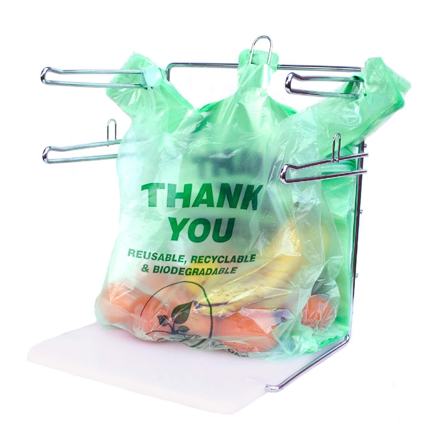 Biodegradable Thank You Carry-Out Bags 11.5×6.5×22 Shopping Bags T-Shirt Bags