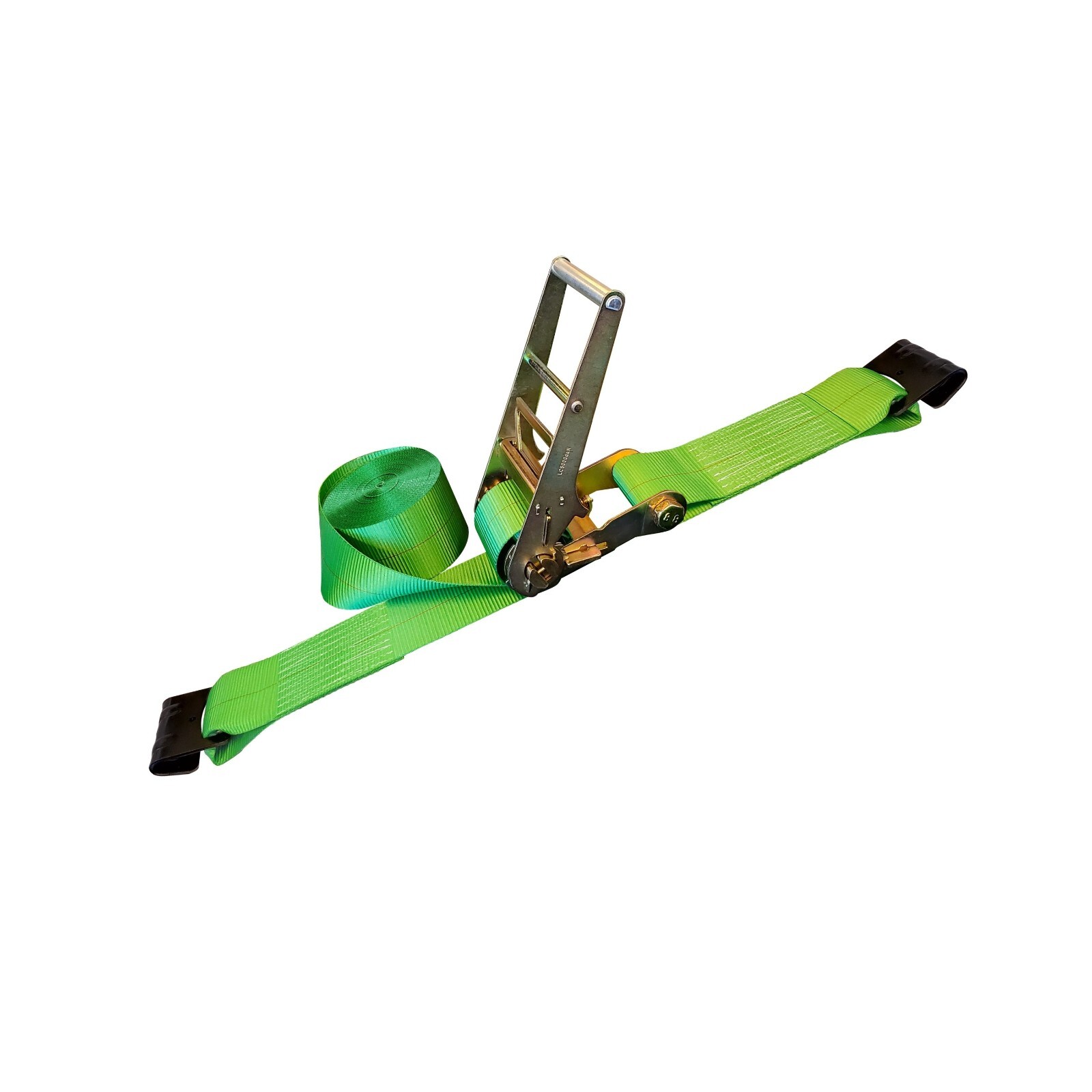 USA Heavy Duty 3″ 4″ x 30′ Ratchet Strap w/Flat Hook Farm Trailer Truck Tie Down