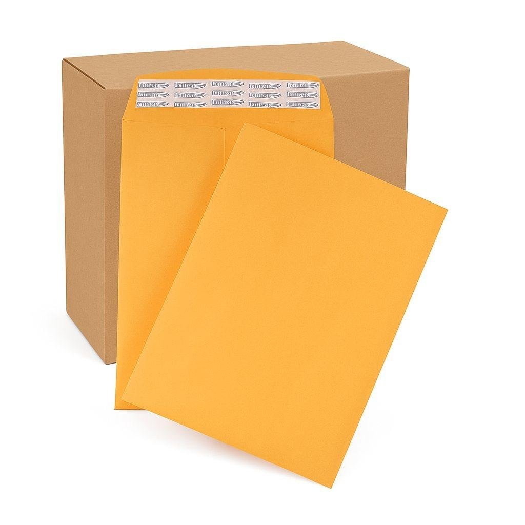 100 – Pack 10″x13″ Kraft Catalog Mailing Envelopes Mailers Peel Self Seal