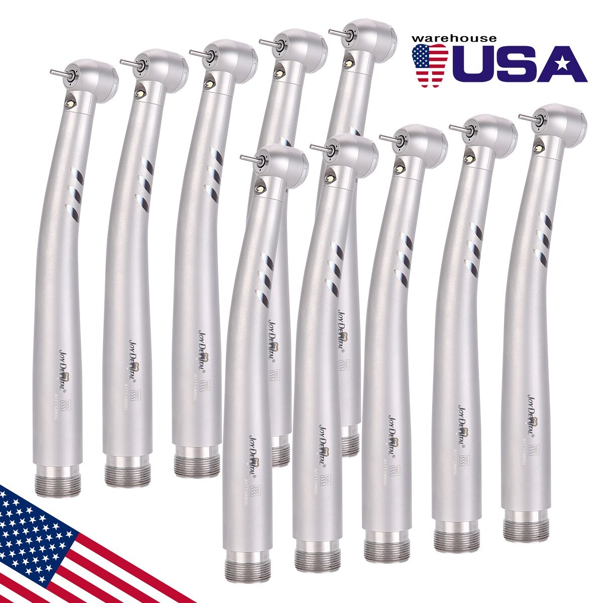 Dental Pieza de mano de alta velocidad de 3 vías LED estilo NSK PANA MAX E-LED4