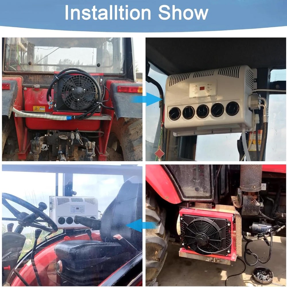 12V 11000BTU Car Hanging Air Conditioner A/C Kit For Car Truck Vehicle Universal