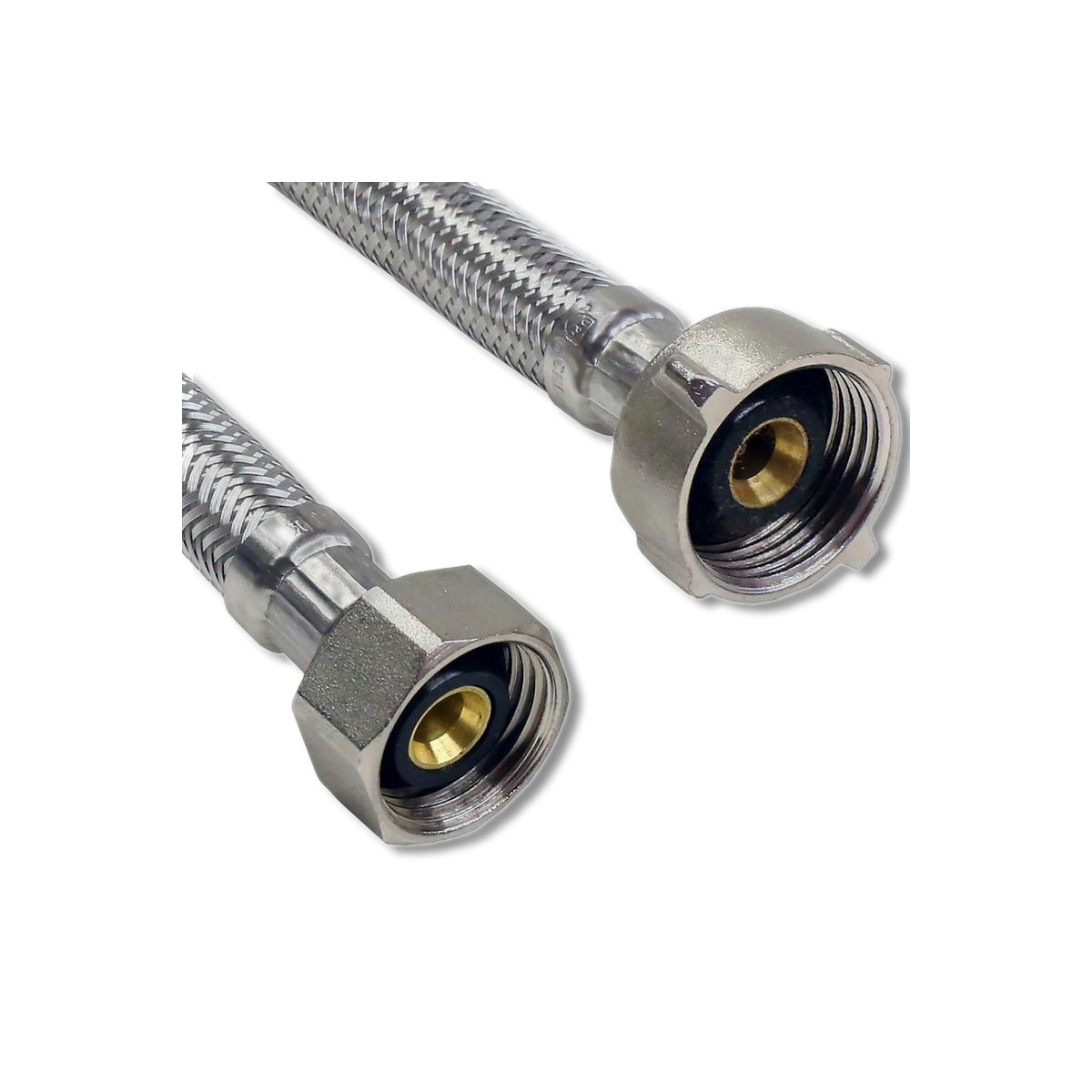 Lasco 1/2 in FIP X 7/8 12 in Braided Stainless Steel Toilet Supply Line 10-0813