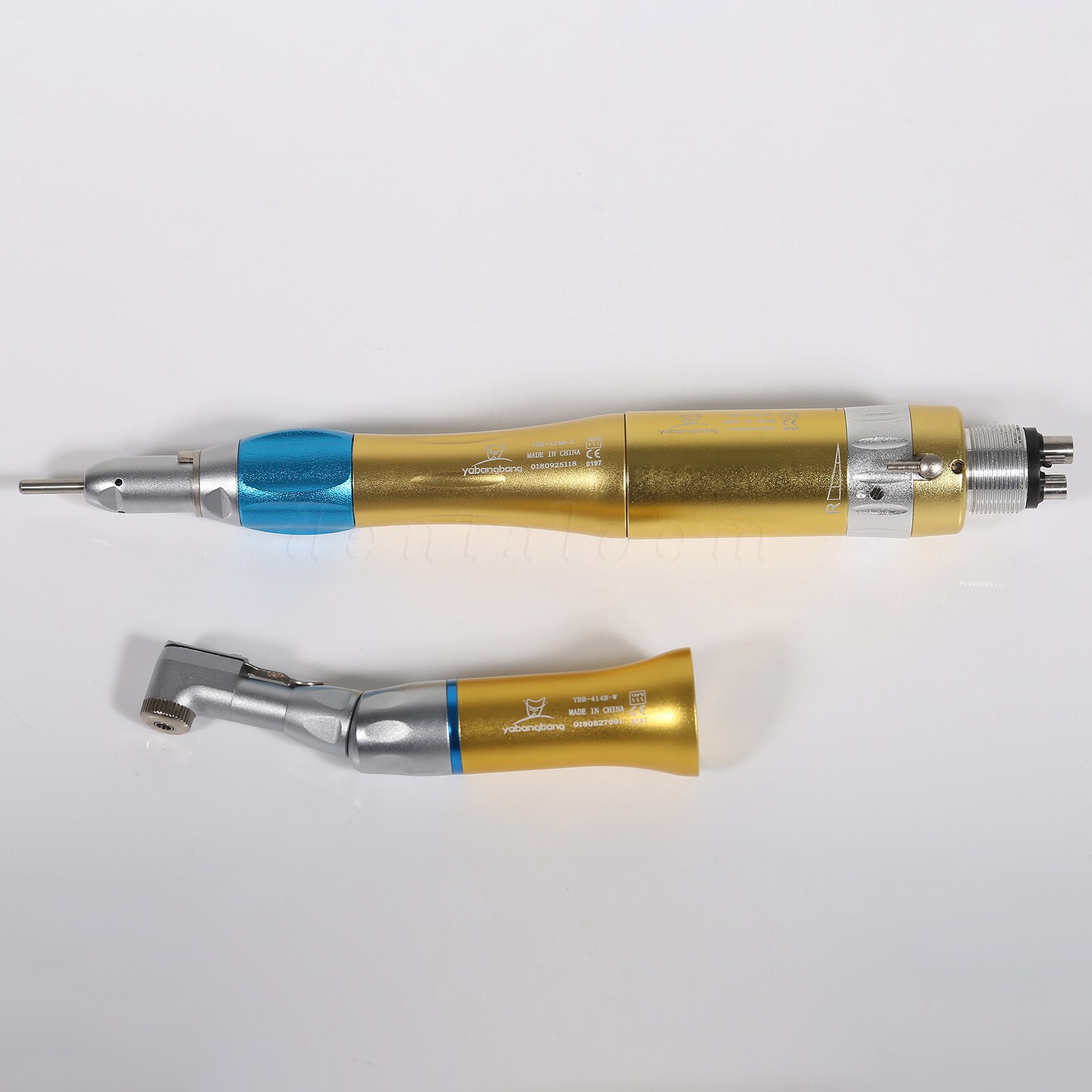 USA NSK Style Dental Contra Angle Low Slow Speed Handpiece Latch Type Gold 4Hole